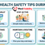 Person practising mental health self-care tips at home during covid isolation