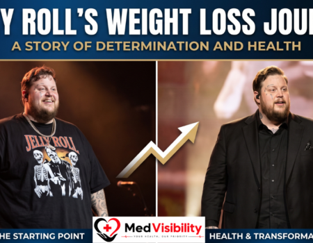 Jelly Roll weight loss journey timeline showing gradual transformation over several years