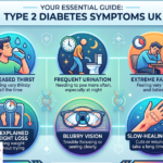 Person checking blood glucose levels at home, representing type 2 diabetes symptoms and monitoring in the UK