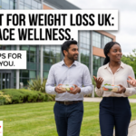 Balanced plate of vegetables, wholegrains and protein illustrating the best diet for weight loss UK guidance