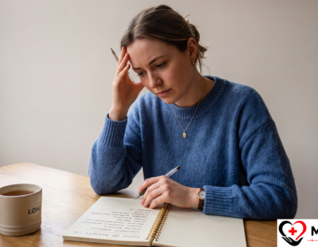 Person sitting calmly, illustrating signs of anxiety UK guide on emotional and physical symptoms