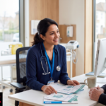 UK health advice showing NHS 111, GP, pharmacy and emergency care options