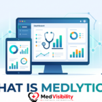 Illustration representing medical data analytics and health technology, showing what Medlytics means in simple terms.