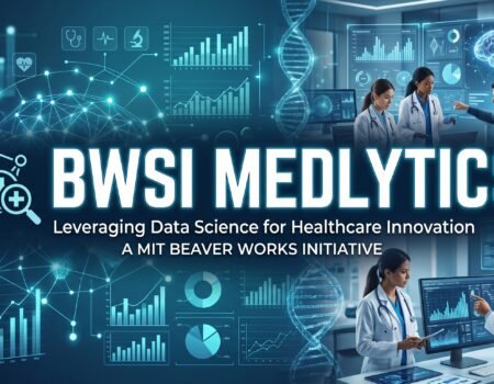 Digital representation of medical data analytics and AI algorithms used in healthcare diagnostics.
