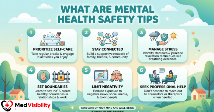 what are mental health safety tips