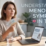 Woman reflecting on menopause symptoms including hot flushes and mood changes, UK health guide